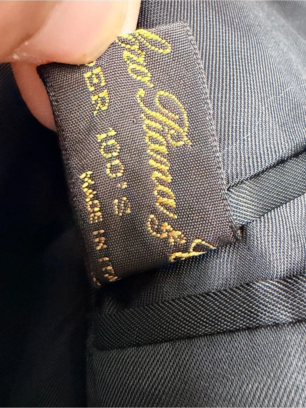 Canali Milano Loro Piana Super 100s 42 R US 52 EU Wool Pinstripe